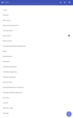 Labor law android App screenshot 4