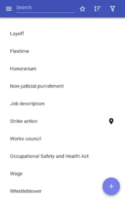 Labor law android App screenshot 7